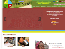 Tablet Screenshot of nepalseeds.org